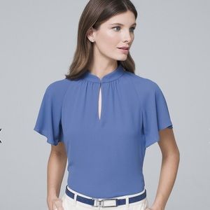 Flutter sleeve top